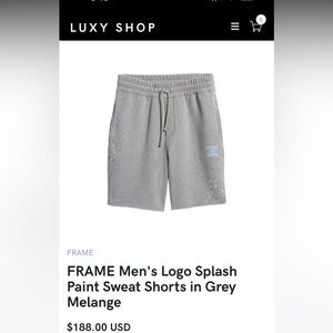 Frame Splash Paint SweatShorts